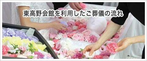 東高野会館でのご葬儀の流れ